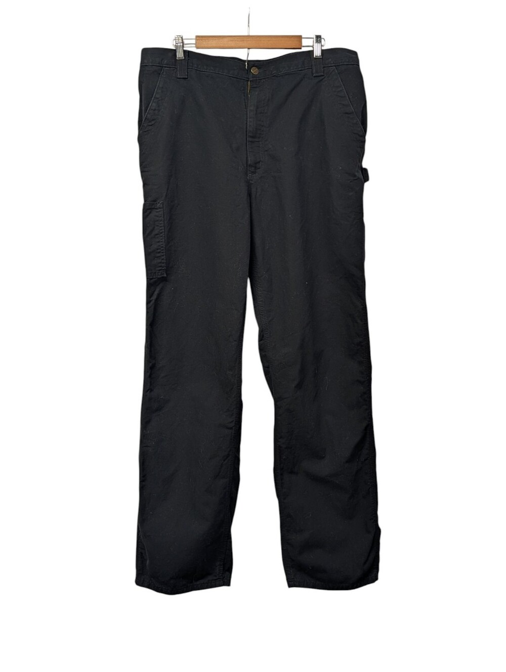 Carhartt Men's Black Workwear Cargo Pants Relaxed Fit Straight Leg Sz 38X34